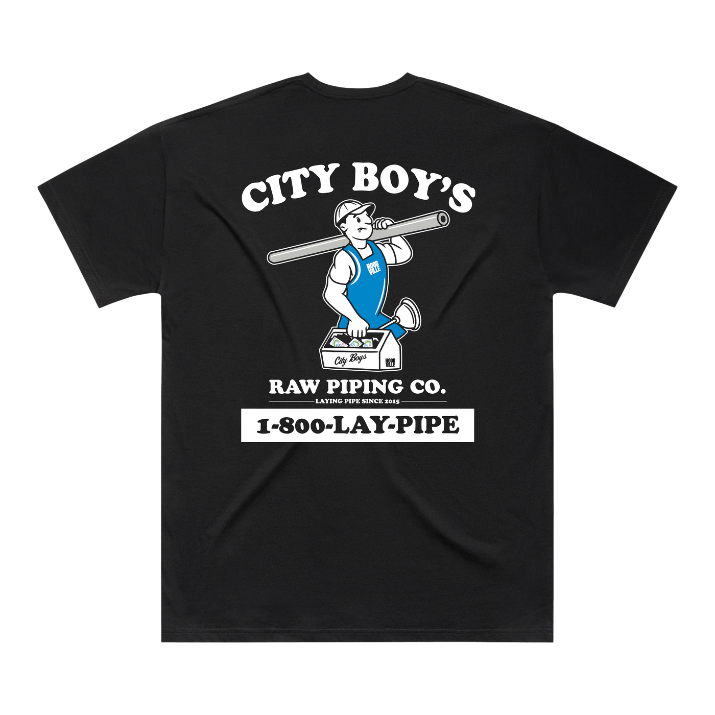 Raw Piping Co - Black Tee