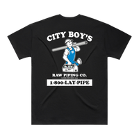 Raw Piping Co - Black Tee