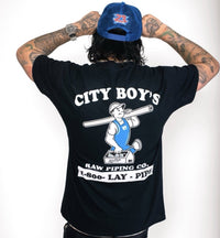 Raw Piping Co - Black Tee